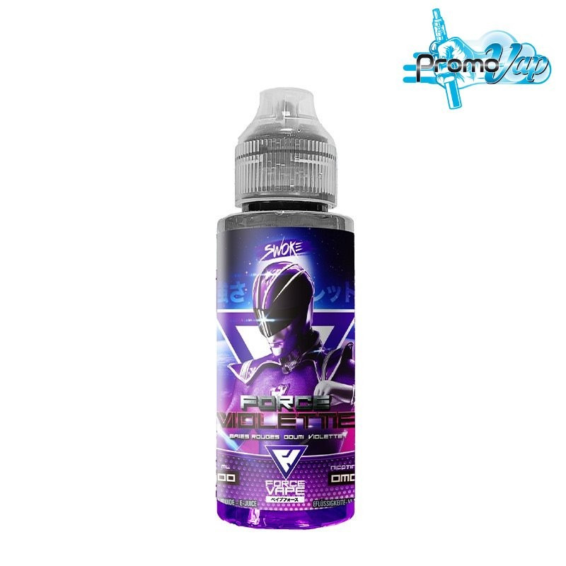 Force violette 100ml SWOKE Baies Rouges Goumi Violette - Swoke Eliquide Force violette 100ml SWOKE Baies Rouges Goumi Violette