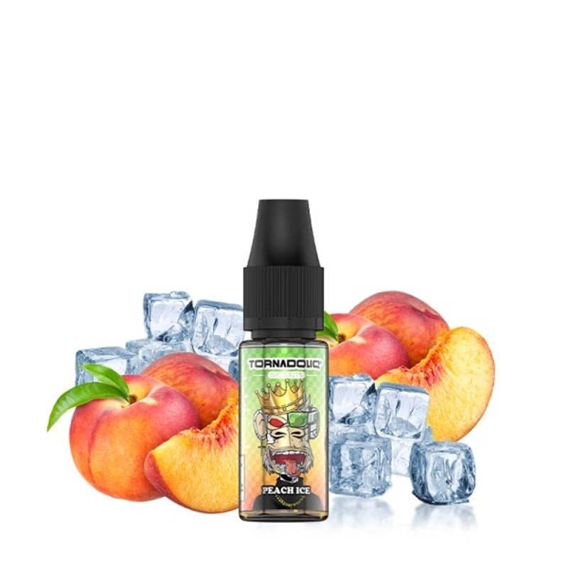 Peach ice 10ml Sel de nicotine Tornadoliq - Peach ice 10ml Sel de nicotine Tornadoliq