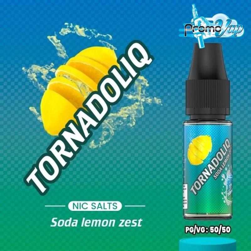 Soda lemon zest 10ml Sel de nicotine Tornadoliq