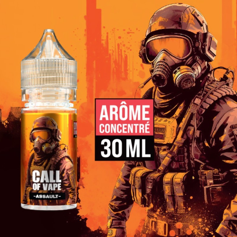 Concentré Assault 30 ml CALL OF VAPE - Cloud Vapor Concentré Assault 30 ml CALL OF VAPE