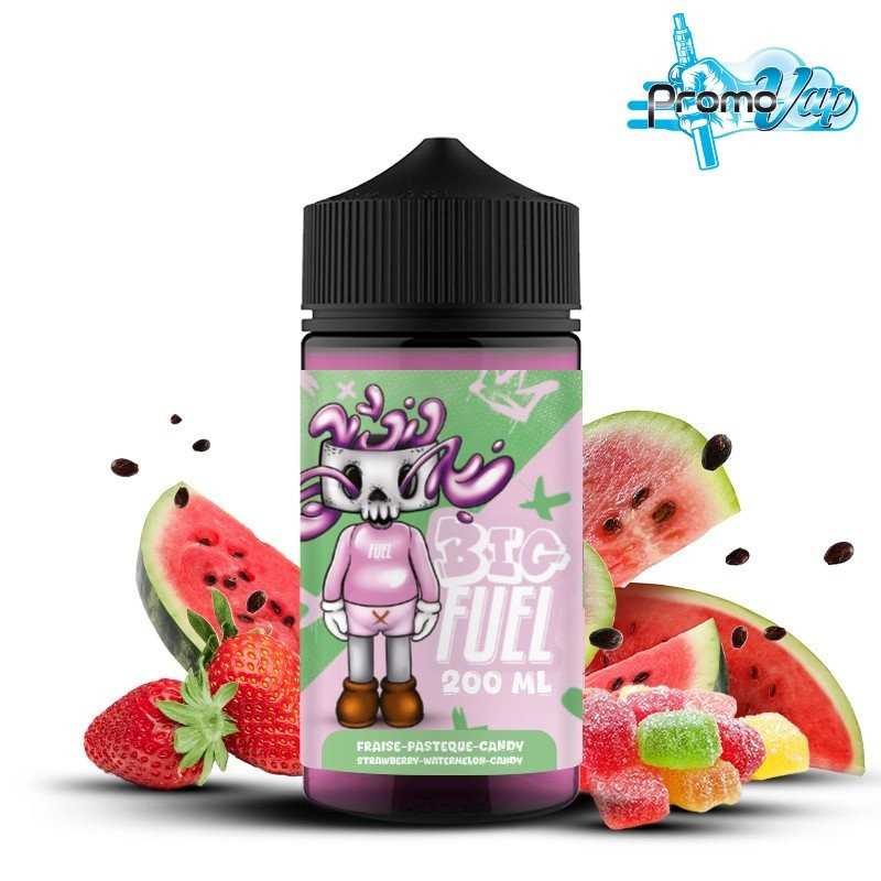 Fraise - Pastèque - Candy 200ml 0mg - BIG FUEL - Maison Fuel