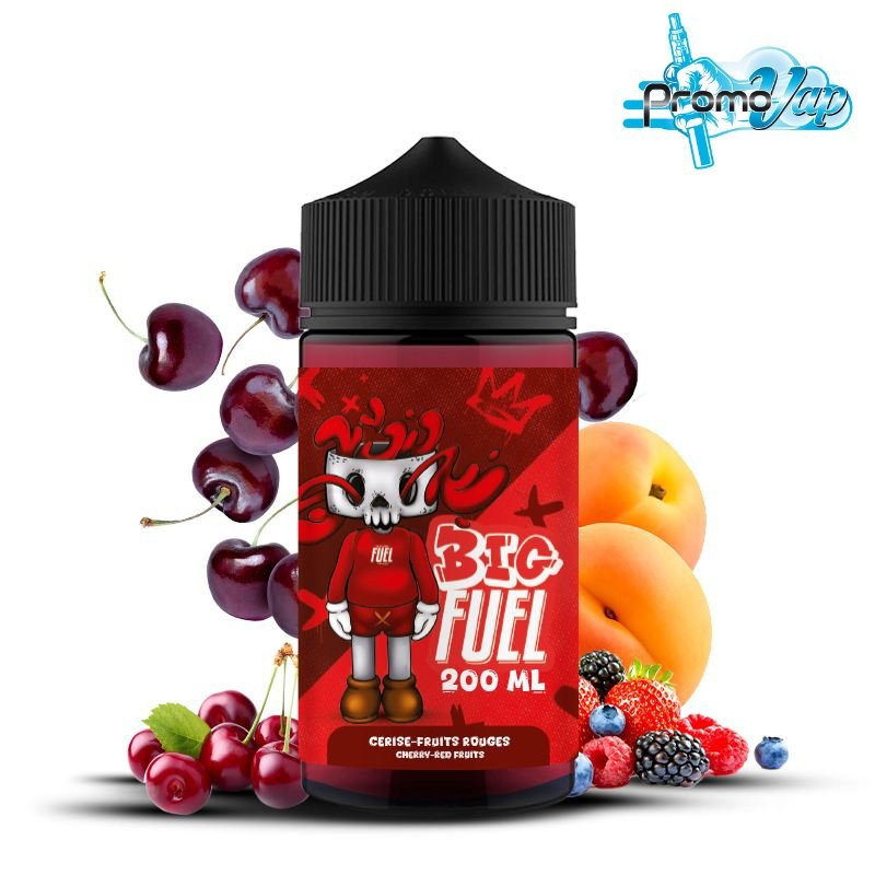 Cerise - Fruits rouges - Abricot 200ml 0mg - BIG FUEL - Maison Fuel - Fruity Fuel Cerise - Fruits rouges - Abricot 200ml 0mg - BIG FUEL - Maison Fuel