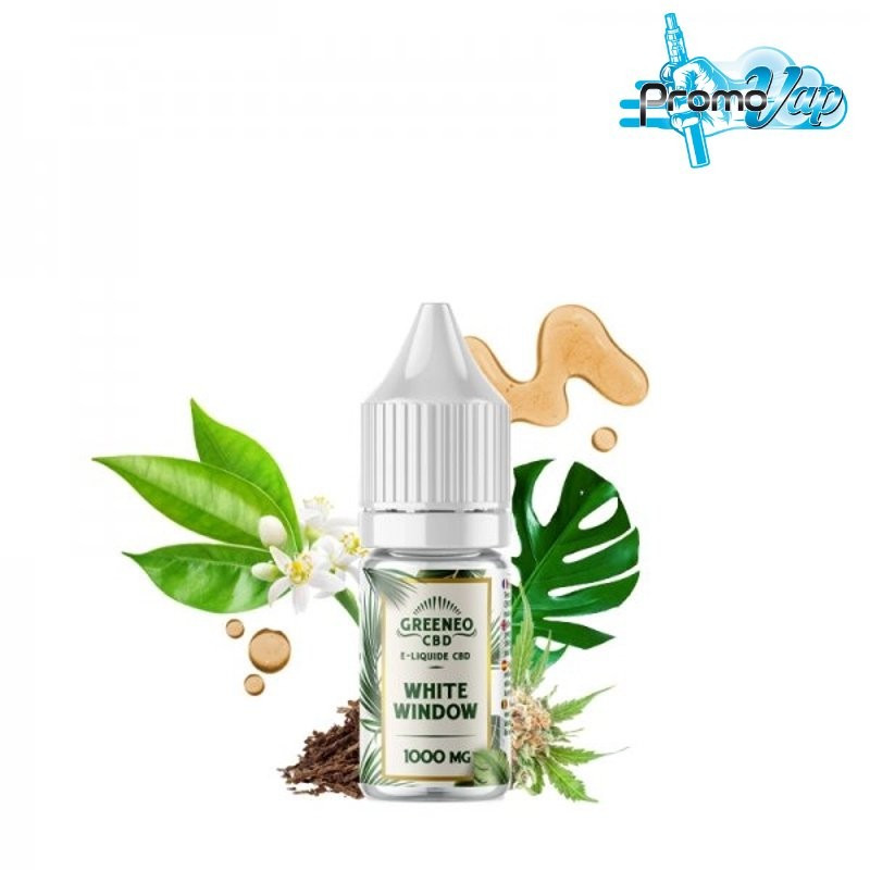 White window 10 ml CBD GREENEO - GREENEO White window 10 ml CBD GREENEO