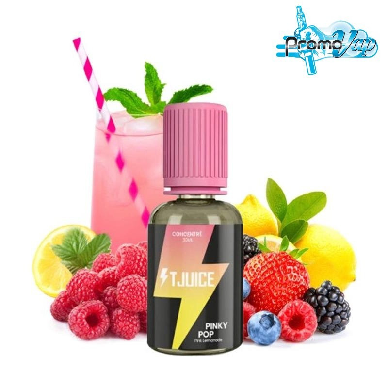 Pinky pop Arôme concentré 30ml T-JUICE agrumes pamplemousse citron limonade - T-Juice Pinky pop Arôme concentré 30ml T-JUICE agrumes pamplemousse citron limonade