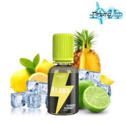 Sunset sorbet Arôme concentré 30ml T-JUICE citron ananas - T-Juice