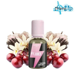 Sakura dream Arôme concentré 30ml T-JUICE vanille cerise - T-Juice
