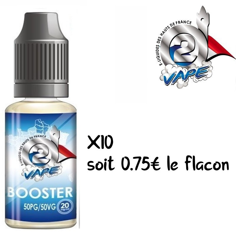 BOOSTER DE NICOTINE 50/50 X10 NICOBOOST O2VAPE -