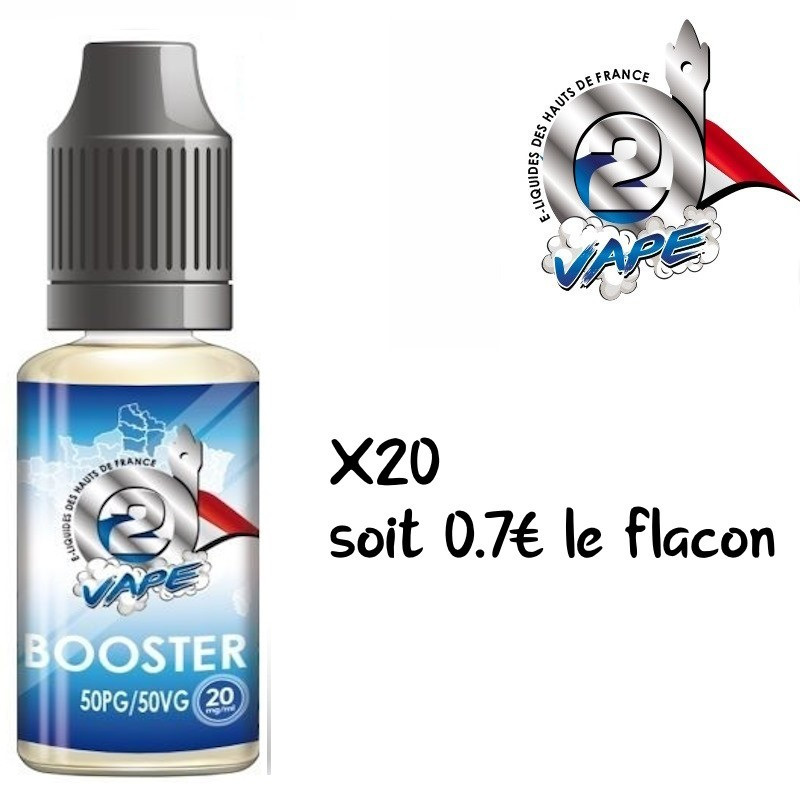 BOOSTER DE NICOTINE 50/50 X20 NICOBOOST O2VAPE -