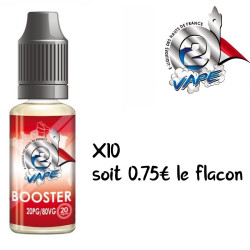 BOOSTER DE NICOTINE 20/80 X10 NICOBOOST O2VAPE -