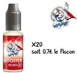 BOOSTER DE NICOTINE 20/80 X20 NICOBOOST O2VAPE -