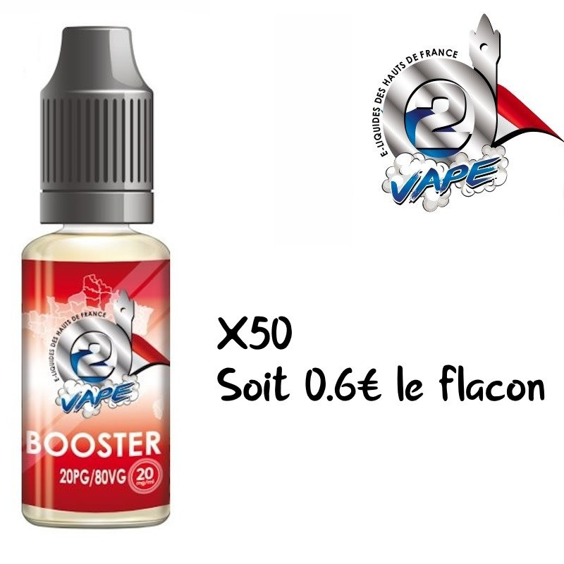 BOOSTER DE NICOTINE 20/80 X50 NICOBOOST O2VAPE -