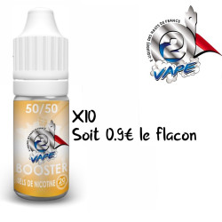 BOOSTER DE SEL DE NICOTINE X10 O2VAPE -