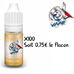 BOOSTER DE SEL DE NICOTINE X100 O2VAPE -