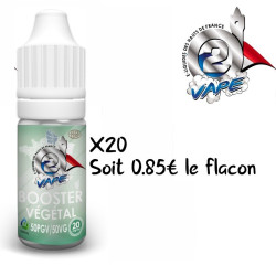 Booster de nicotine Végétal 50/50 X20 O2VAPE 10ml -
