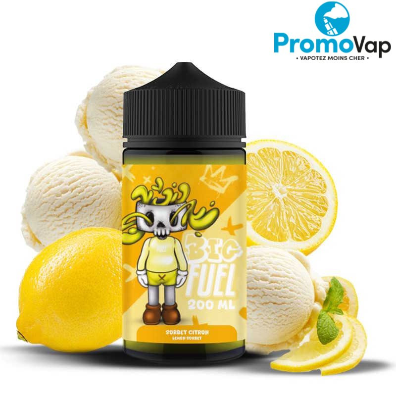Sorbet Citron 200ml 0mg - BIG FUEL - Maison Fuel - Fruity Fuel Sorbet Citron 200ml 0mg - BIG FUEL - Maison Fuel