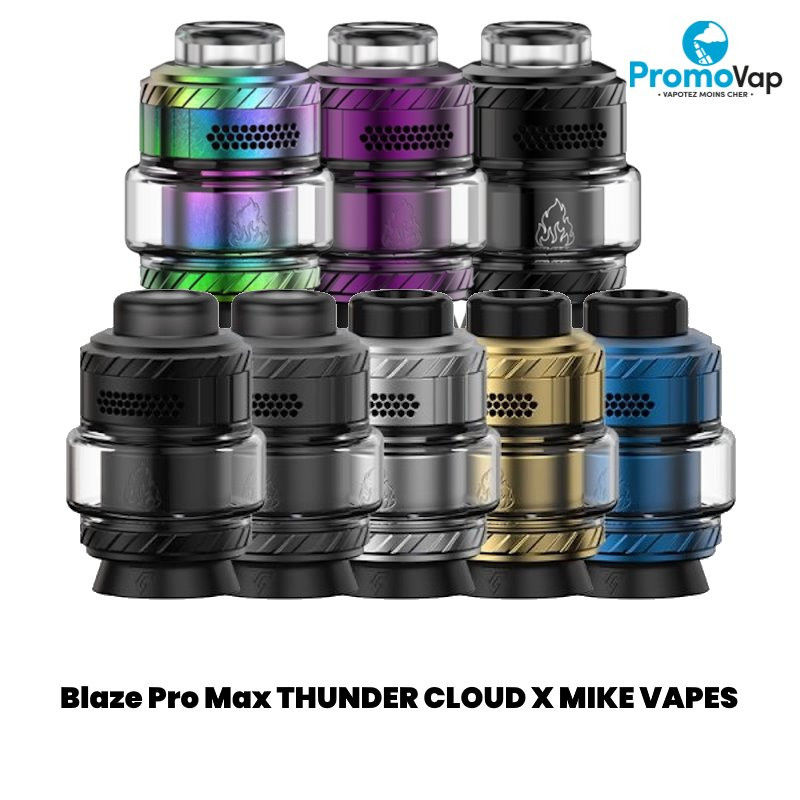 Atomiseur Blaze Pro Max RTA THC x Mike Vapes - THC Atomiseur Blaze Pro Max RTA THC x Mike Vapes