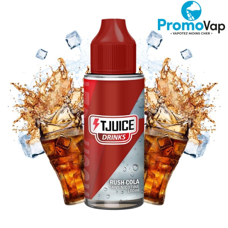Rush Cola 0mg 100ml Drinks by T-Juice - T-Juice Rush Cola 0mg 100ml Drinks by T-Juice