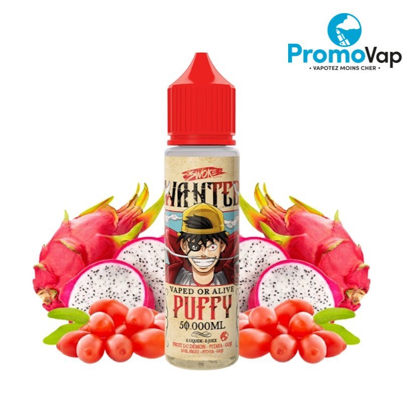 Puffy Wanted 50ml SWOKE Fruit du Dragon Pitaya Baie de goji - Swoke Eliquide Puffy Wanted 50ml SWOKE Fruit du Dragon Pitaya Baie de goji