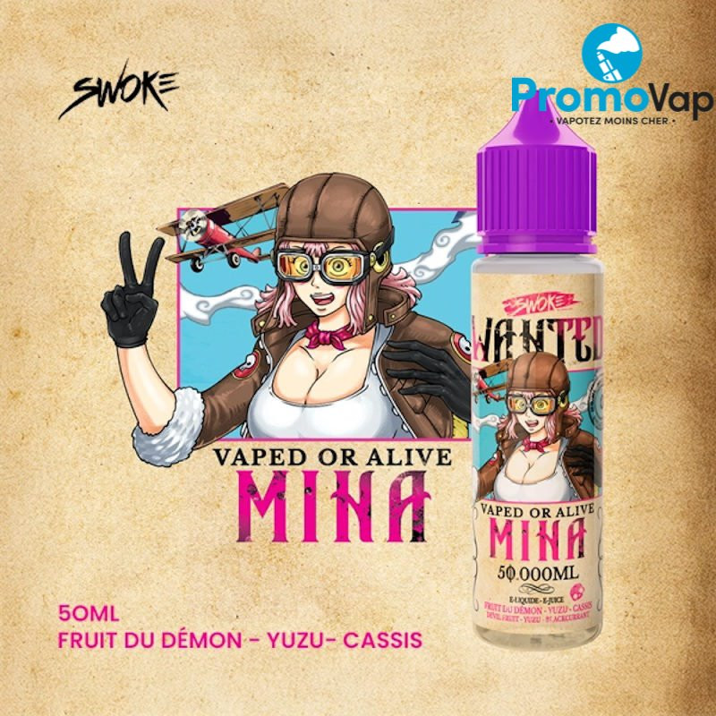 Mina Wanted 50ml SWOKE Fruit du demon Yuzu Cassis - Swoke Eliquide Mina Wanted 50ml SWOKE Fruit du demon Yuzu Cassis