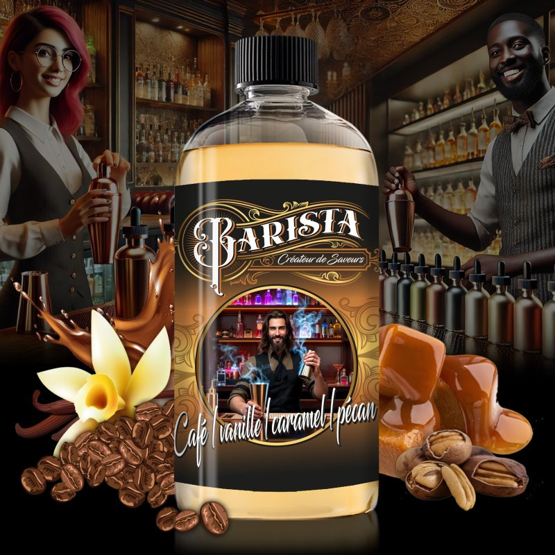 Classique Vanille Caramel 500ml BARISTA - Promovap Classique Vanille Caramel 500ml BARISTA