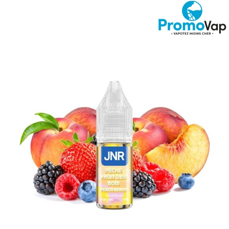 Peach Berry 10ml Sel de nicotine JNR - JNR Peach Berry 10ml Sel de nicotine JNR