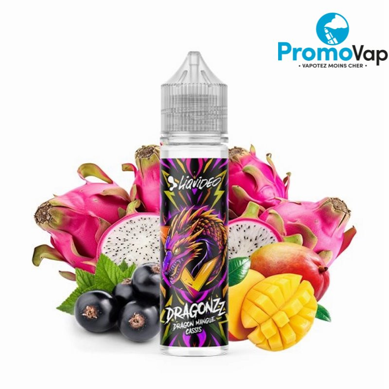 Dragon Mangue Cassis 50ML Dragonzz Liquideo