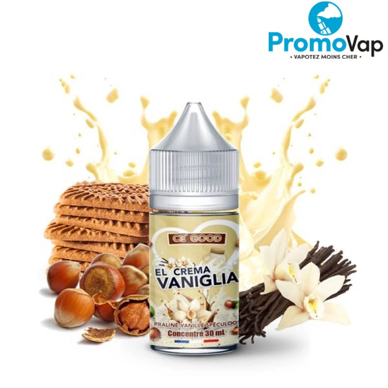 Concentré El Crema Vaniglia 30ml - CE GOOD   crème vanille speculoos