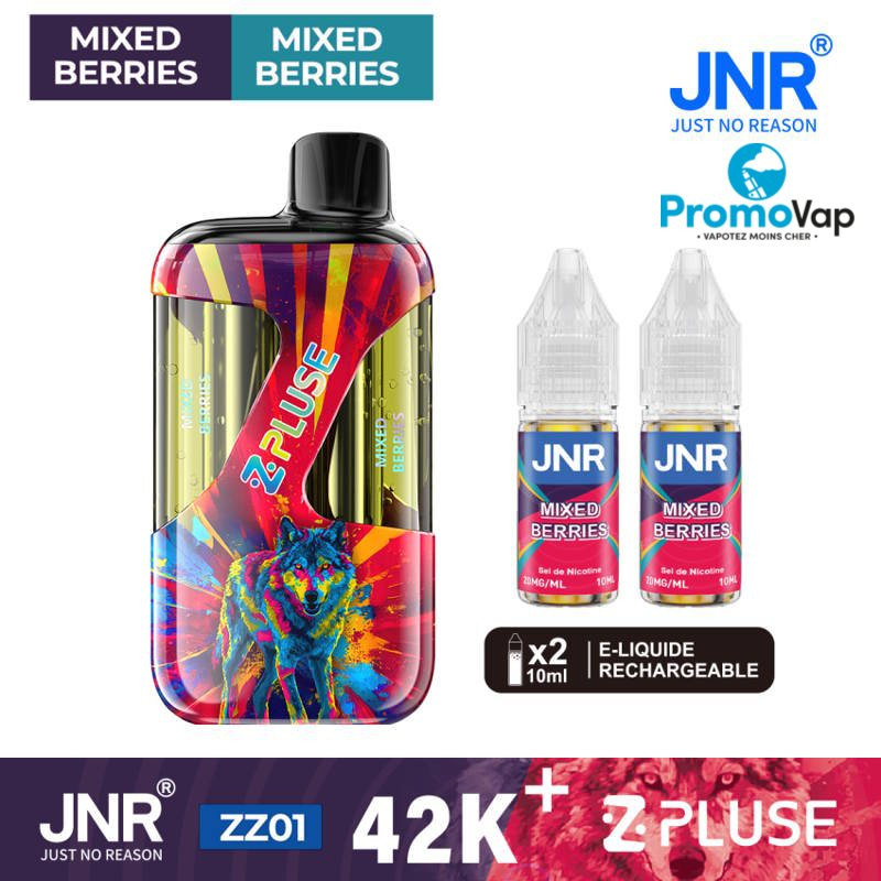 Puff Z Pluse 42k JNR Mixed berries