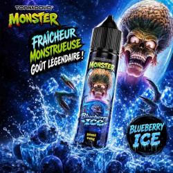 Blueberry Ice 0mg 50ml - Monster by Tornadoliq - TORNADOLIQ