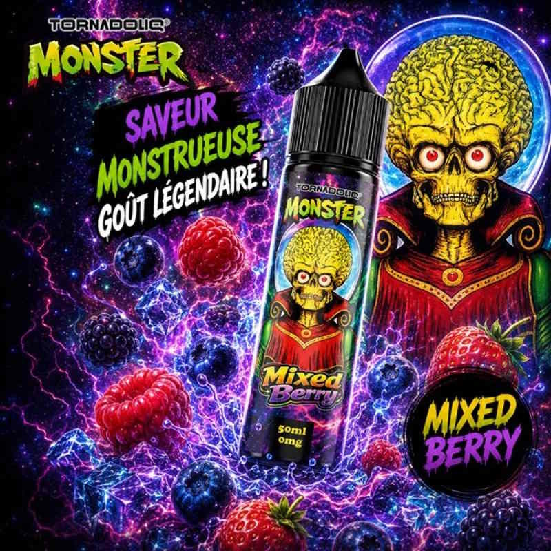 Mixed Berry 0mg 50ml - Monster by Tornadoliq