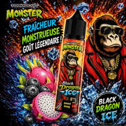 Black Dragon Ice (Blackcurrant Dragon Fruit Ice) 0mg 50ml - Monster by Tornadoliq - TORNADOLIQ