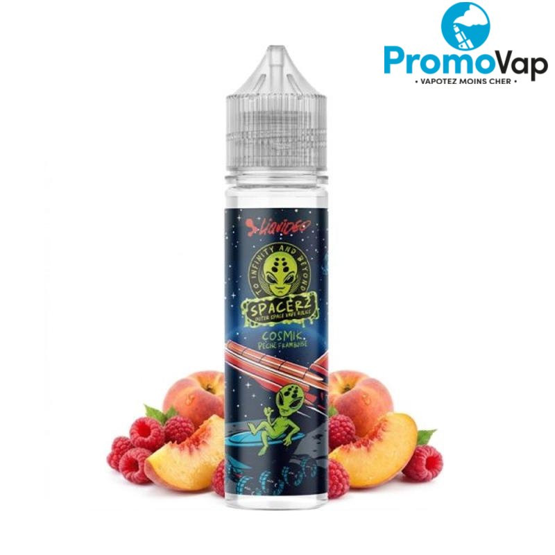 Cosmik (Pêche/Framboise) 0mg 50ml - Spacerz by Liquideo