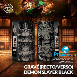 Mod dotBox 220 V2 220W 2x18650 Demon Slayer Black Dotmod - Dotmod