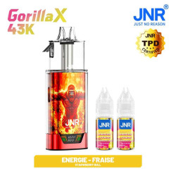 Puff GORILLA X 2x10ml 20MG JNR STRAWBERRY BULL - JNR