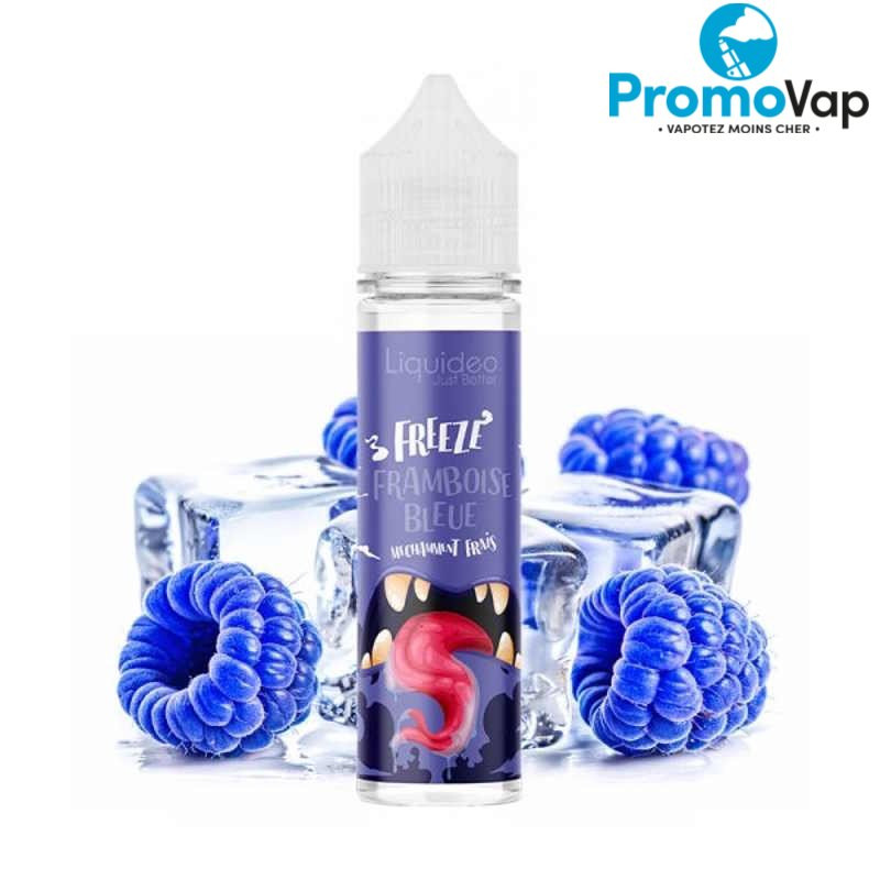 Freeze Framboise Bleue 0mg 50ml Liquideo Freeze