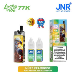 Puff Lucky Vibe 77K 20mg JNR Blackberry Red Raspberry - JNR