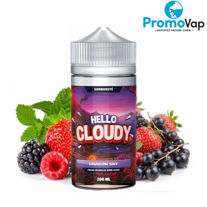Dragon Sky 0mg 200ml Hello Cloudy