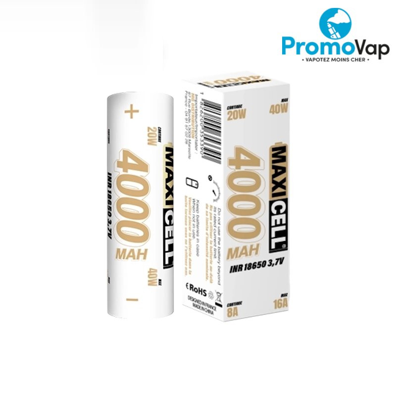Accu 18650 4000mAh MAXI CELL