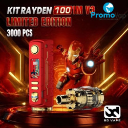 Kit Rayden 100 V3 Iron man Limited Edition BD VAPE - BD Vape