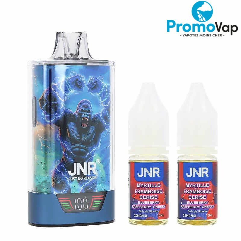PUFF GORILLA X 2x10ml 20MG JNR Blueberry Raspberry Cherry