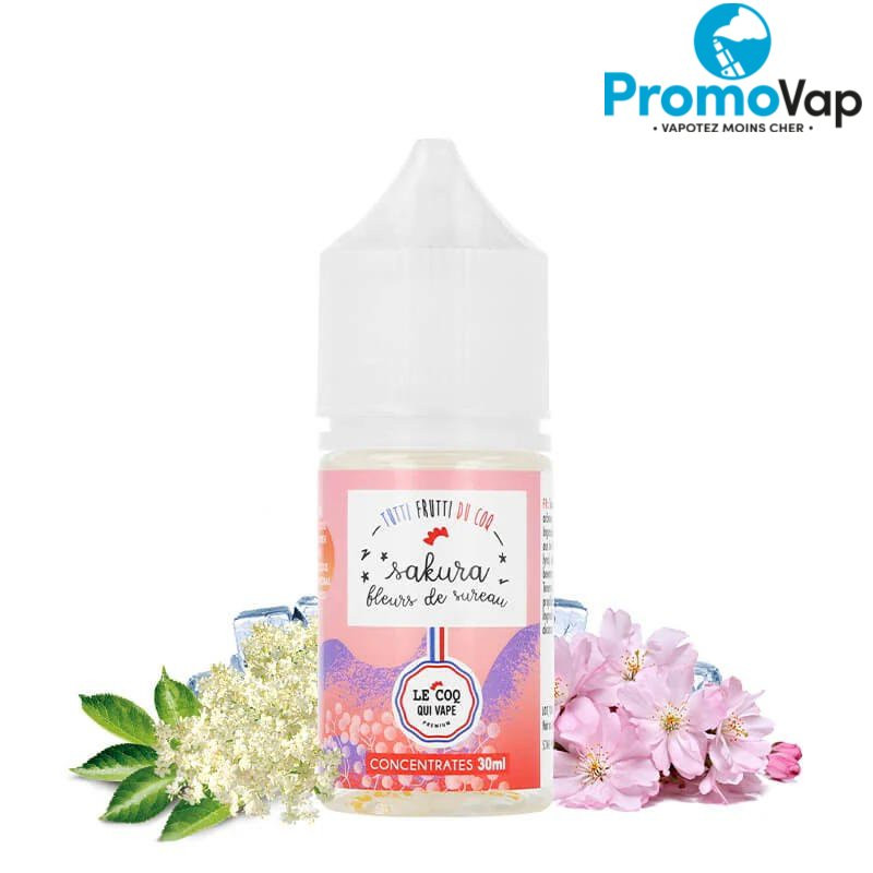 Concentré Sakura Fleurs de Sureau  30ml - Le Coq Tutti Frutti