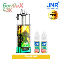 Puff Gorilla X Strawberry Kiwi 0mg sans nicotine - JNR - JNR