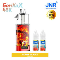 Puff Gorilla X Cherry ice 0mg sans nicotine - JNR - JNR