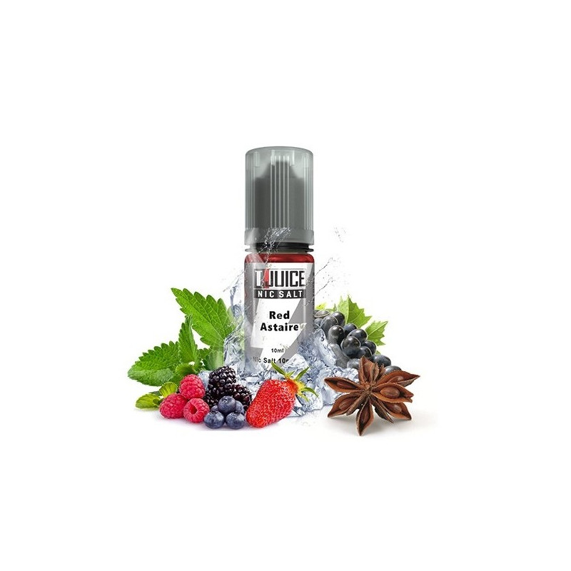 Red Astaire Sel de Nicotine 10ml T-JUICE - T-Juice Red Astaire Sel de Nicotine 10ml T-JUICE