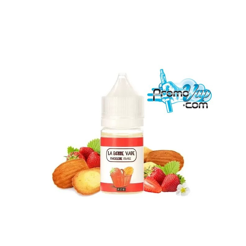 Madeleine Fraise Arôme concentré 30ml LA BONNE VAPE - La Bonne Vape Madeleine Fraise Arôme concentré 30ml LA BONNE VAPE