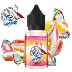 Lollipop Arôme concentré 30ml O2VAPE bonbon arlequin - O2 VAPE