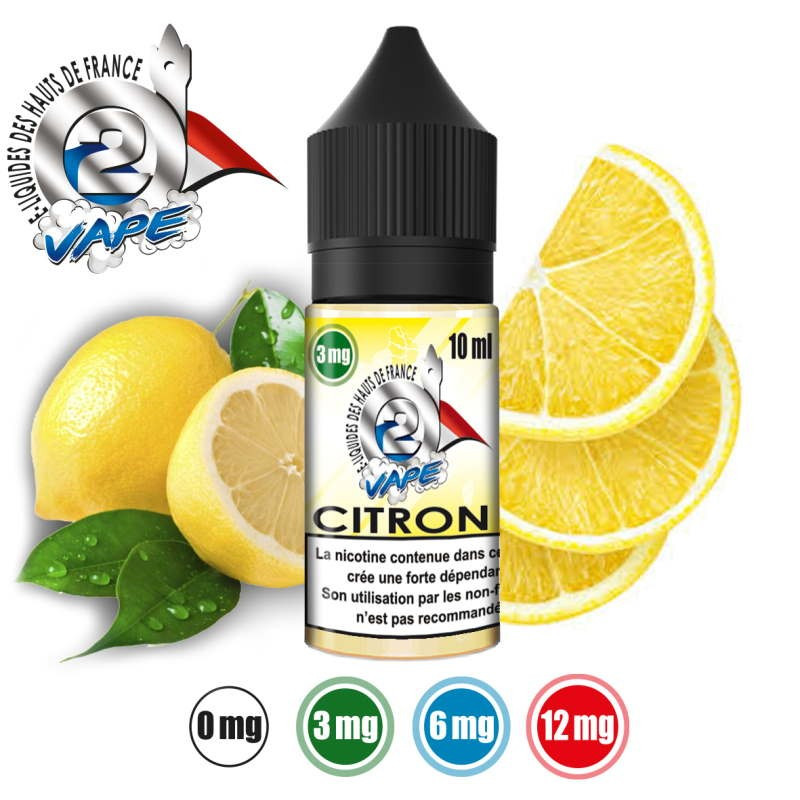 O2VAPE CITRON 10 ml - O2 VAPE O2VAPE CITRON 10 ml