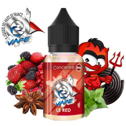 Le Red Arôme concentré 30ml O2Vape fruits rouges anis réglisse - O2 VAPE
