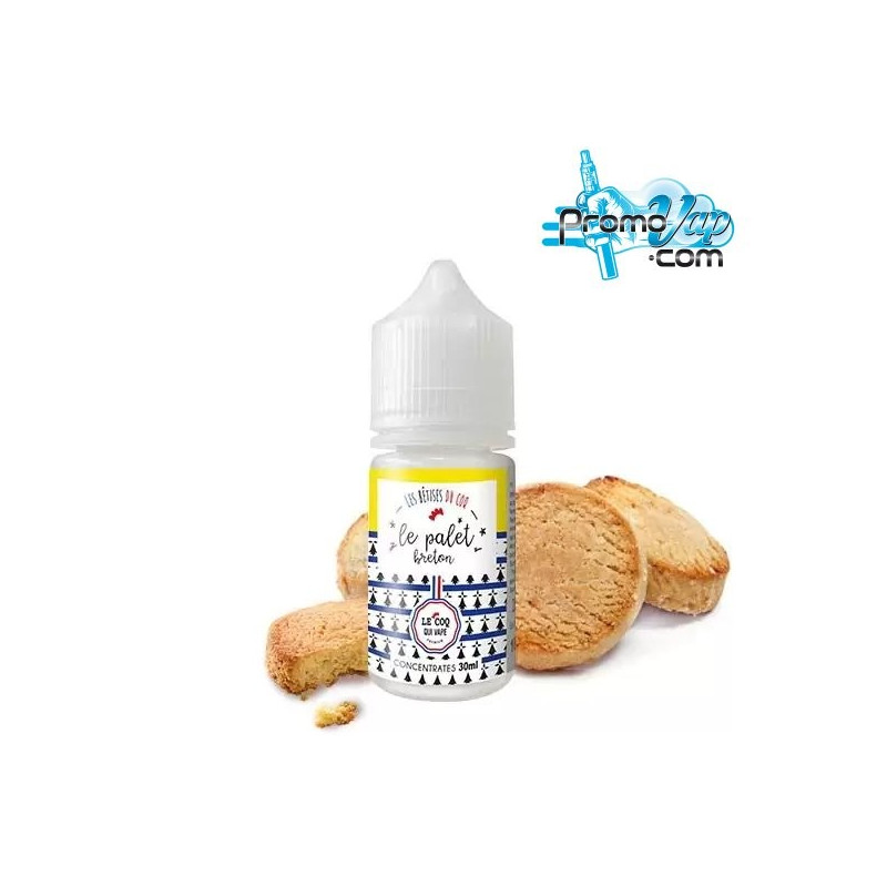 Le Palet Breton Arôme concentré 30ml LE COQ QUI VAPE biscuit - Le Coq Qui Vape Le Palet Breton Arôme concentré 30ml LE COQ QUI VAPE biscuit