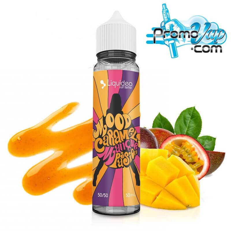 Mood Caramel Mangue Passion 50ml LIQUIDEO - Liquideo Mood Caramel Mangue Passion 50ml LIQUIDEO